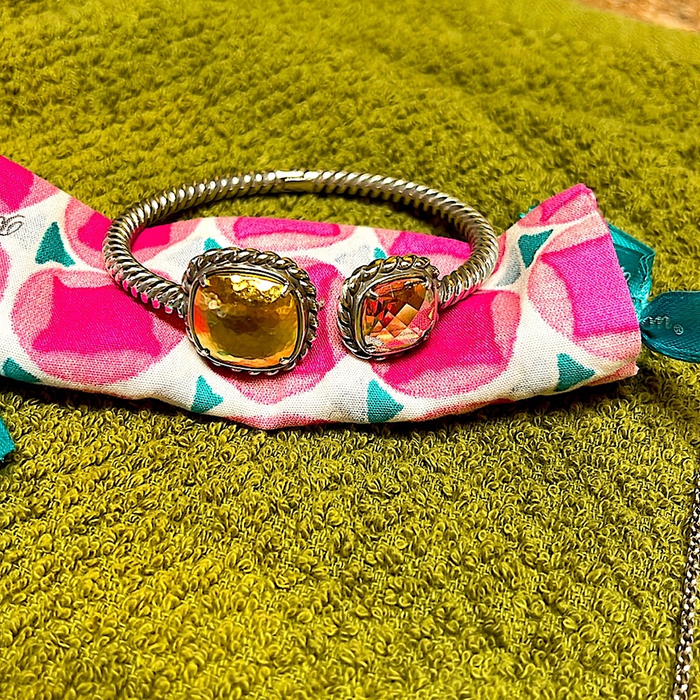 Brighton Tru Color Joyful gold crystal bracelet - Picture 2 of 2